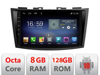 Navigatie dedicata Edonav Suzuki Swift 2011-2019 F-179,Octacore,8Gb RAM,128Gb Hdd,4G,Qled,360,DSP,GPS,Carplay