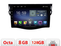 Navigatie dedicata Edonav TOYOTA RAV 4 2008-2012 F-018,Octacore,8Gb RAM,128Gb Hdd,4G,Qled,360,DSP,GPS,Carplay