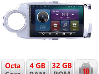 Navigatie dedicata Edonav Toyota Yaris 2010-2018 C-YARIS10,QLED,Octacore,4 Gb RAM,32 Gb Hdd,360,4G,DSP,GPS,Bluetooth