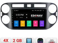 Navigatie dedicata Edonav VW Tiguan 2009-2015 Android radio gps internet 2+32 Kit-489v2+E209v2