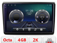 Navigatie dedicata Fiat BRAVO 2007-2014 C-BRAVO Android Octa Core Ecran 2K QLED GPS 4G 4+32GB 360 KIT-BRAVO+EDT-E409-2K