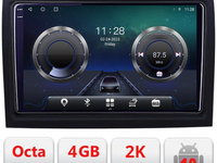 Navigatie dedicata Fiat ducato 2006- C-ducato Android Octa Core Ecran 2K QLED GPS 4G 4+32GB 360 KIT-ducato+EDT-E409-2K