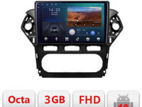 Navigatie dedicata Ford Mondeo 2010-2014 B-MONDEO-CLIMA Android Ecran QLED octa core 3+32 carplay android auto KIT-MONDEO-CLIMA+EDT-E310V3