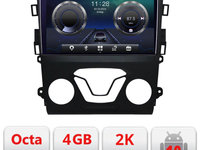Navigatie dedicata Ford Mondeo 2013- C-377 Android Octa Core Ecran 2K QLED GPS 4G 4+32GB 360 KIT-377+EDT-E409-2K
