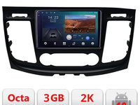Navigatie dedicata Ford Transit 2019- varianta radio cd simplu Android Ecran 2K QLED octa core 3+32 carplay android auto KIT-transit-2019-a+EDT-E309V3-2K