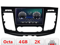 Navigatie dedicata Ford Transit 2019- varianta radio cd simplu Android Octa Core Ecran 2K QLED GPS 4G 4+32GB 360 KIT-transit-2019-a+EDT-E409-2K