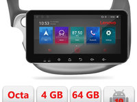 Navigatie dedicata Honda Fit 2008-2013 Android radio gps internet Lenovo Octa Core 4+64 LTE ecran de 10.33' wide Kit-fit-08+EDT-E511-PRO