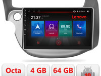 Navigatie dedicata Honda Fit 2008-2013 Android radio gps internet Lenovo Octa Core 4+64 LTE Kit-fit-08+EDT-E509-PRO