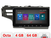Navigatie dedicata Honda Fit 2014-2019 Android radio gps internet Lenovo Octa Core 4+64 LTE ecran de 10.33' wide Kit-fit-14+EDT-E511-PRO