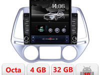 Navigatie dedicata Hyundai I20 2011-2014 manual si automat Android radio gps internet Lenovo Octa Core 4+64 LTE Kit-i20-2012+EDT-E709