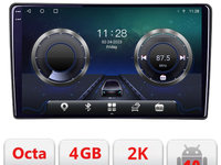 Navigatie dedicata Hyundai I40 Android Octa Core Ecran 2K QLED GPS 4G 4+32GB 360 kit-i40+EDT-E409-2K