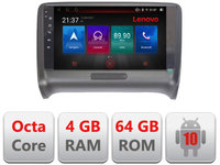 Navigatie dedicata Lenovo Audi TT 2004-2011 E-078, Octacore, 4Gb RAM, 64Gb Hdd, 4G, Qled, 360, DSP, Carplay,Bluetooth