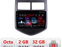 Navigatie dedicata Lenovo Chevrolet Aveo 2010-2013 D-AVEO10, Octacore Qualcomm, 2Gb RAM, 32Gb Hdd, 4G, Qled, DSP, Carplay, Bluetooth