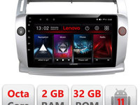 Navigatie dedicata Lenovo Citroen C4 D-088, Octacore Qualcomm, 2Gb RAM, 32Gb Hdd, 4G, Qled, DSP, Carplay, Bluetooth