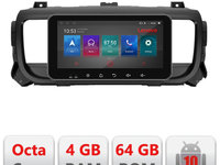 Navigatie dedicata Lenovo Citroen Jumpy Toyota Proace Peugeot Traveller I-jumpy16 4+64, Ecran QLED 10.33", Octacore, 4Gb RAM, 64Gb Memorie, 4G, 360, DSP, Carplay,Bluetooth