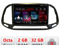 Navigatie dedicata Lenovo Fiat Doblo 2015-2018 D-DOBLO15, Octacore Qualcomm, 2Gb RAM, 32Gb Hdd, 4G, Qled, DSP, Carplay, Bluetooth