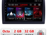 Navigatie dedicata Lenovo Fiat Stilo D-STILO, Octacore Qualcomm, 2Gb RAM, 32Gb Hdd, 4G, Qled, DSP, Carplay, Bluetooth