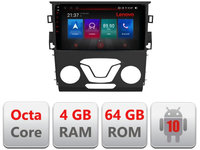 Navigatie dedicata Lenovo Ford Mondeo 2013-2020 E-377, Octacore, 4Gb RAM, 64Gb Hdd, 4G, Qled, 360, DSP, Carplay,Bluetooth