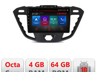 Navigatie dedicata Lenovo Ford Transit E-845, Octacore, 4Gb RAM, 64Gb Hdd, 4G, Qled, 360, DSP, Carplay,Bluetooth