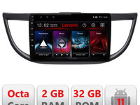 Navigatie dedicata Lenovo Honda Cr v 2012-2016 D-469, Octacore Qualcomm, 2Gb RAM, 32Gb Hdd, 4G, Qled, DSP, Carplay, Bluetooth