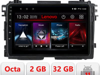 Navigatie dedicata Lenovo Honda HR-V 2013-2018, Octacore Qualcomm, 2Gb RAM, 32Gb Hdd, 4G, Qled, DSP, Carplay, Bluetooth