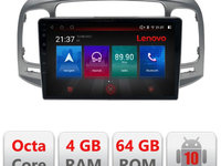 Navigatie dedicata Lenovo Hyundai Accent 2006-2012 E-ACCENT, Octacore, 4Gb RAM, 64Gb Hdd, 4G, Qled, 360, DSP, Carplay,Bluetooth