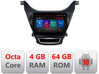 Navigatie dedicata Lenovo Hyundai Elantra 2011-2013 E-092, Octacore, 4Gb RAM, 64Gb Hdd, 4G, Qled, 360, DSP, Carplay,Bluetooth