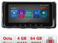 Navigatie dedicata Lenovo Hyundai H350 2016- Android radio gps internet 4+64, Ecran QLED 10.33", Octacore, 4Gb RAM, 64Gb Memorie, 4G, 360, DSP, Carplay,Bluetooth