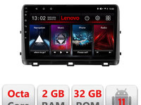 Navigatie dedicata Lenovo Kia Ceed 2020-, Octacore Qualcomm, 2Gb RAM, 32Gb Hdd, 4G, Qled, DSP, Carplay, Bluetooth