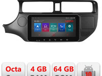 Navigatie dedicata Lenovo Kia Rio 2011-2014 I-rio-11 4+64, Ecran QLED 10.33", Octacore, 4Gb RAM, 64Gb Memorie, 4G, 360, DSP, Carplay,Bluetooth