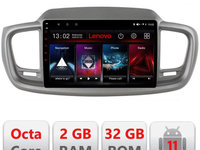 Navigatie dedicata Lenovo Kia Sorento 2015- D-6528, Octacore Qualcomm, 2Gb RAM, 32Gb Hdd, 4G, Qled, DSP, Carplay, Bluetooth