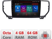 Navigatie dedicata Lenovo Kia Sportage facelift 2019- E-sportage-19, Octacore, 4Gb RAM, 64Gb Hdd, 4G, Qled, 360, DSP, Carplay,Bluetooth