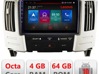 Navigatie dedicata Lenovo Lexus RX300 2003-2008 , Octacore, 4Gb RAM, 64Gb Hdd, 4G, Qled, 360, DSP, Carplay,Bluetooth