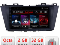 Navigatie dedicata Lenovo Mazda 5 2010-2017 D-117, Octacore Qualcomm, 2Gb RAM, 32Gb Hdd, 4G, Qled, DSP, Carplay, Bluetooth