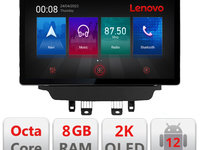 Navigatie dedicata Lenovo Mazda CX-3 Mazda 2 2014-2020, Ecran 2K QLED 13",Octacore,8Gb RAM,128Gb Hdd,4G,360,DSP,Carplay,Bluetooth