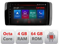 Navigatie dedicata Lenovo Mercedes Clasa R E-215, Octacore, 4Gb RAM, 64Gb Hdd, 4G, Qled, 360, DSP, Carplay,Bluetooth