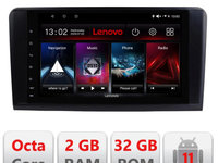 Navigatie dedicata Lenovo Mercedes ML GL D-213, Octacore Qualcomm, 2Gb RAM, 32Gb Hdd, 4G, Qled, DSP, Carplay, Bluetooth