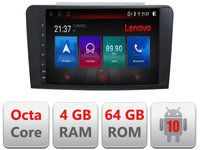 Navigatie dedicata Lenovo Mercedes ML GL E-213, Octacore, 4Gb RAM, 64Gb Hdd, 4G, Qled, 360, DSP, Carplay,Bluetooth