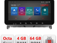 Navigatie dedicata Lenovo Mercedes W204 2008-2012 I-W204 4+64, Ecran QLED 10.33", Octacore, 4Gb RAM, 64Gb Memorie, 4G, 360, DSP, Carplay,Bluetooth