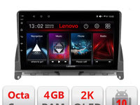Navigatie dedicata Lenovo Mercedes W204 2008-2012 L-W204, Octacore, 4Gb RAM, 64Gb Hdd, 4G, QLED 2K, DSP, Carplay, Bluetooth