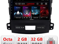 Navigatie dedicata Lenovo Mitsubishi Outlander 2010 D-056, Octacore Qualcomm, 2Gb RAM, 32Gb Hdd, 4G, Qled, DSP, Carplay, Bluetooth