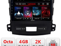 Navigatie dedicata Lenovo Mitsubishi Outlander 2010 L-056, Octacore, 4Gb RAM, 64Gb Hdd, 4G, QLED 2K, DSP, Carplay, Bluetooth