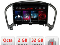 Navigatie dedicata Lenovo Nissan Juke 2010-2015 D-JUKE, Octacore Qualcomm, 2Gb RAM, 32Gb Hdd, 4G, Qled, DSP, Carplay, Bluetooth