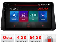 Navigatie dedicata Lenovo Nissan Micra 2014-2019 , Octacore, 4Gb RAM, 64Gb Hdd, 4G, Qled, 360, DSP, Carplay,Bluetooth