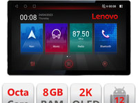 Navigatie dedicata Lenovo Nissan Qashqai N-353, Ecran 2K QLED 13",Octacore,8Gb RAM,128Gb Hdd,4G,360,DSP,Carplay,Bluetooth