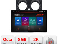 Navigatie dedicata Lenovo Nissan Qashqai N-499, Ecran 2K QLED 13",Octacore,8Gb RAM,128Gb Hdd,4G,360,DSP,Carplay,Bluetooth