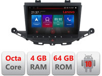 Navigatie dedicata Lenovo Opel Astra K E-Astra k, Octacore, 4Gb RAM, 64Gb Hdd, 4G, Qled, 360, DSP, Carplay,Bluetooth