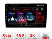 Navigatie dedicata Lenovo Peugeot 307 L-307, Octacore, 4Gb RAM, 64Gb Hdd, 4G, QLED 2K, DSP, Carplay, Bluetooth