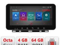 Navigatie dedicata Lenovo Renault Clio 5 I-Clio5 4+64, Ecran QLED 10.33", Octacore, 4Gb RAM, 64Gb Memorie, 4G, 360, DSP, Carplay,Bluetooth