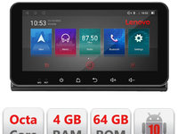 Navigatie dedicata Lenovo Renault Express Android radio gps internet 4+64, Ecran QLED 10.33", Octacore, 4Gb RAM, 64Gb Memorie, 4G, 360, DSP, Carplay,Bluetooth